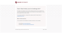 Desktop Screenshot of hamlineinfo.org